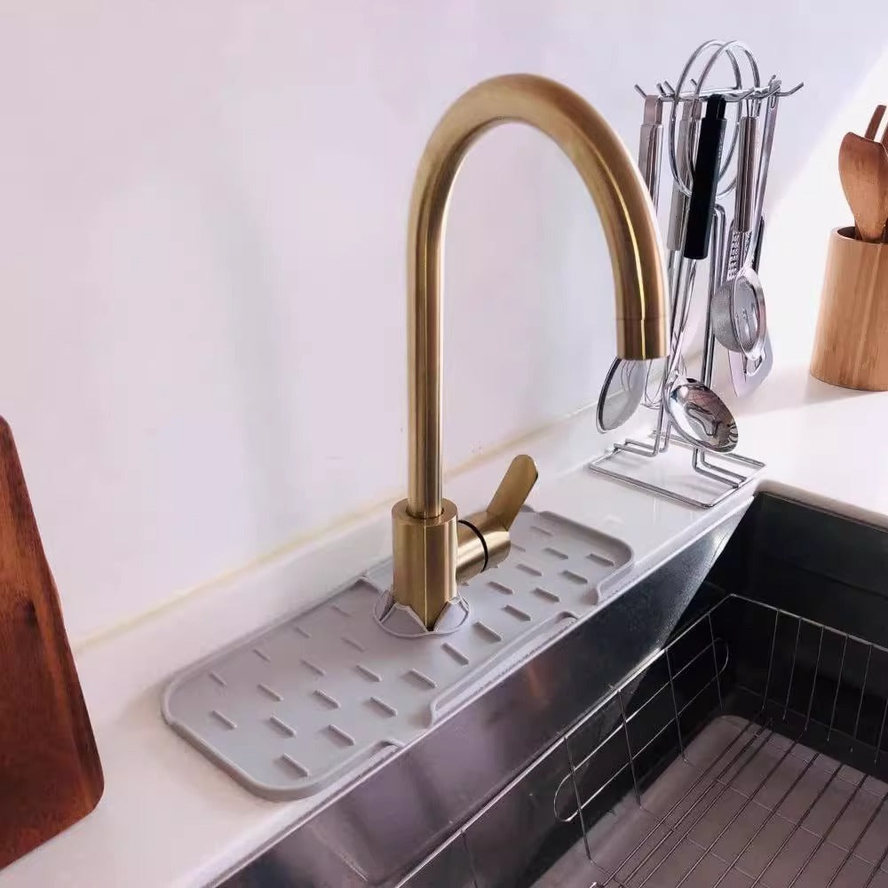 Absorbent Faucet Splash Mat for Kitchen & Bathroom Sink