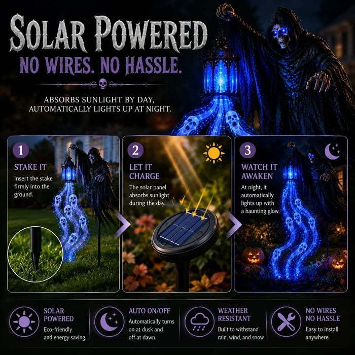 Solar Grim Reaper Light – product photo 4
