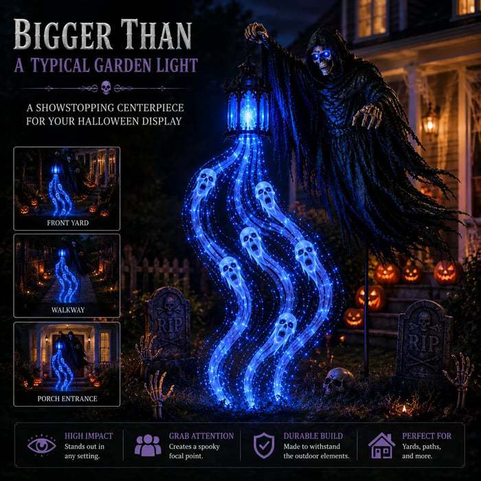 Solar Grim Reaper Light – product photo 3