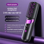 Cordless Hair Straightening Brush – product photo 5